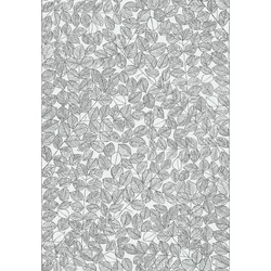 Boras Monokróm levélmintás fekete-fehér vlies tapéta Viola Gråsten Romans Black White 53 cm X 10 m