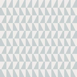 Boras Geoemtriai mintás modern kék vlies tapéta Arne Jacobsen Trapez Blue 53 cm X 10 m