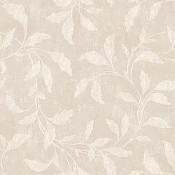 Boras Elegáns fényes levélmintás bézs vlies tapéta Rosewood Night Beige 53 cm X 10 m