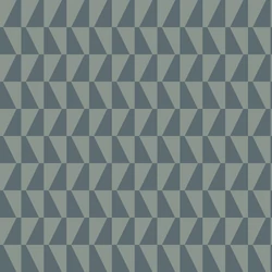 Boras Geoemtriai mintás modern kék vlies tapéta Arne Jacobsen Trapez Blue 53 cm X 10 m