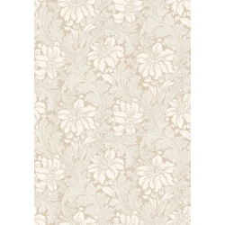 Boras Vintage virágos bézs vlies tapéta Acanthus Beige 53 cm X 10 m