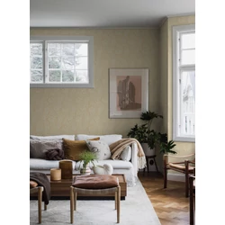 Boras Vintage virágos sárga vlies tapéta Acanthus Yellow 53 cm X 10 m