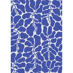 Boras Modern levélmintás kék vlies tapéta My Secret Garden Blue 49 cm X 10 m