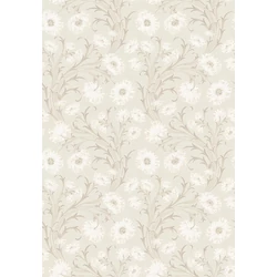 Boras Pipacsos romantikus bézs vlies tapéta Poppy Flow Beige 53 cm X 10 m