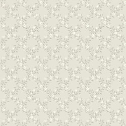 Boras Romantikus virágos rácsos bézs vlies tapéta Sommarslöja Grey 53 cm X 10 m