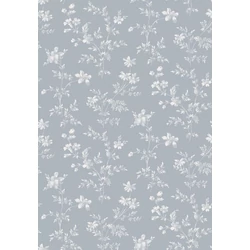 Boras Klasszikus virág mintás kék vlies tapéta Ängsblomma Blue 53 cm X 10 m