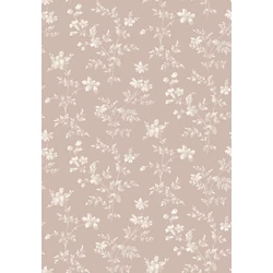 Boras Klasszikus virág mintás rózsaszín vlies tapéta Ängsblomma Pink 53 cm X 10 m