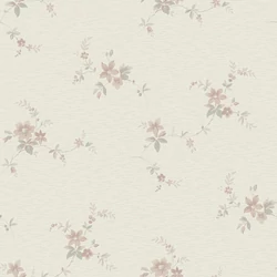 Boras Elegáns virág mintás drapp Saga Beige 53 cm X 10 m