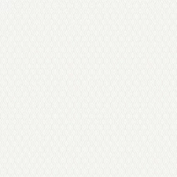 Boras Hullámos skandináv fehér vlies tapéta Moa White 53 cm X 11 m