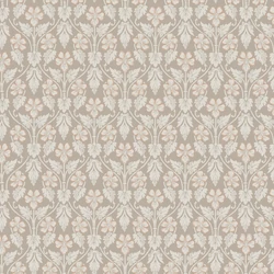 Boras Skandináv virág mintás bézs vlies tapéta Nora Beige 53 cm X 10 m