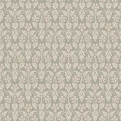 Boras Skandináv virág mintás zöld vlies tapéta Nora Green 53 cm X 10 m