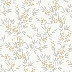 Boras Apró bogyós bézs vlies tapéta Forest Berries Multi 53 cm X 10 m