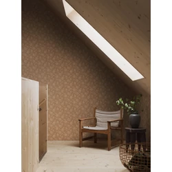 Boras Pöttyös virágos karamell vlies tapéta Hip Rose Red 53 cm X 10 m