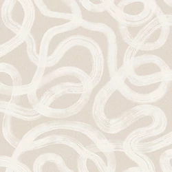 Boras Hullámos bézs vlies tapéta Curve Beige 53 cm X 10 m