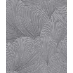 Boras Kagyló mintás modern szürke vlies tapéta Mirage Grey 53 cm X 10 m