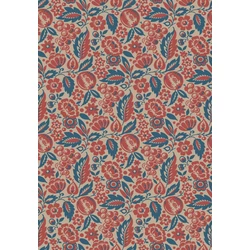 Boras Klasszikus gyümölcs mintás piros vlies tapéta Elise Red 53 cm X 10 m