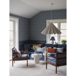 Boras Klasszikus gyümölcs mintás kék vlies tapéta Elise Blue 53 cm X 10 m