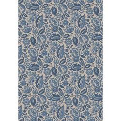 Boras Klasszikus gyümölcs mintás kék vlies tapéta Elise Blue 53 cm X 10 m