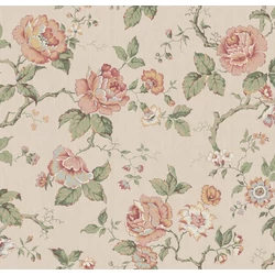 Boras Romantikus rózsás rózsaszín vlies tapéta Rosenträd Pink 49 cm X 10 m