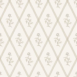 Boras Klasszikus bézs vlies tapéta virágokkal Signe Beige 53 cm X 10 m