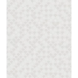 Boras Boltíves modern fehér vlies tapéta Birgit White 53 cm X 10 m