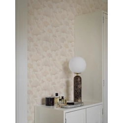 Boras Ginko mintás modern rózsaszín vlies tapéta Sophia Pink 53 cm X 10 m