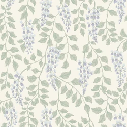 Boras Akácvirágos romantikus kék vlies tapéta Blåregn Blue 53 cm X 10 m