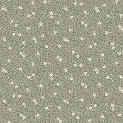 Boras Apró virágos zöld vlies tapéta Myrten Green 53 cm X 10 m