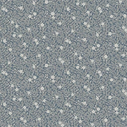 Boras Apró virágos kék vlies tapéta Myrten Blue 53 cm X 10 m