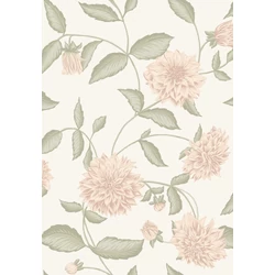 Boras Dália mintás rózsaszín vlies tapéta Dahliadröm Pink 53 cm X 10 m