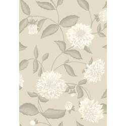 Boras Dália mintás bézs vlies tapéta Dahliadröm Beige 53 cm X 10 m