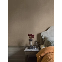 Boras Apró csillagos skandináv barna vlies tapéta Skogsstjärna Brown 53 cm X 10 m