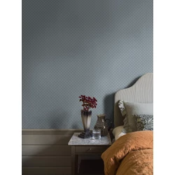 Boras Apró csillagos skandináv kék vlies tapéta Skogsstjärna Blue 53 cm X 10 m