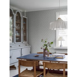 Boras Klasszikus skandináv kék vlies tapéta Idun Blue 53 cm X 10 m