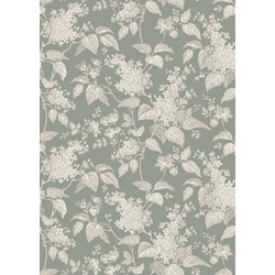 Boras Orgonás zöld vlies tapéta Syren Green 53 cm X 10 m