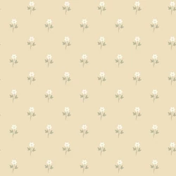 Boras Romantikus apró virág mintás sárga vlies tapéta Anemone Yellow 53 cm X 10 m