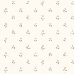 Boras Romantikus apró virág mintás halvány rózsaszín vlies tapéta Anemone Pink 53 cm X 10 m