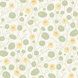 Boras Virágindás sárga vlies tapéta Krasse Yellow 53 cm X 10 m