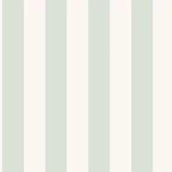 Boras Széles csíkos pasztell zöld vlies tapéta Falsterbo Stripe Green 53 cm X 10 m