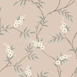 Boras Virágindás skandináv rózsaszín vlies tapéta Floral Tree Pink 53 cm X 10 m