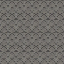 Boras Art Deco fényes fekete vlies tapéta Deco Arch Black 53 cm X 10 m