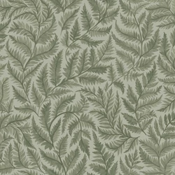 Boras Modern levélmintás zöld vlies tapéta Ferns Green 53 cm X 10 m