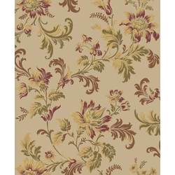 Boras Reneszánsz virágos bézs vlies tapéta Elvira Beige 53 cm X 10 m