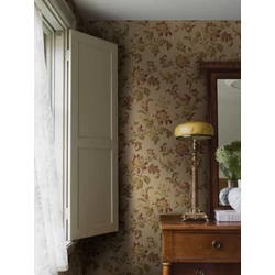 Boras Reneszánsz virágos bézs vlies tapéta Elvira Beige 53 cm X 10 m