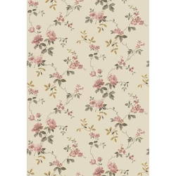 Boras Vintage rózsás bézs vlies tapéta Värmdö Beige 53 cm X 10 m