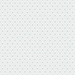 Boras Skandináv apró rácsos fehér vlies tapéta Windrose White 53 cm X 10 m