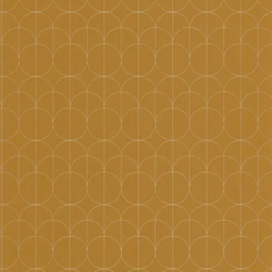 Casadeco Modern geometriai mintás sárga vlies tapéta 1930 Reflet Jaune 53 cm X 10 m