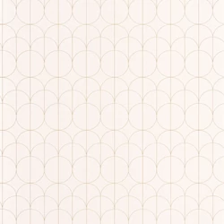 Casadeco Modern geometriai mintás fehér vlies tapéta 1930 Reflet Blanc 53 cm X 10 m