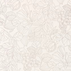 Casadeco Elegáns levél mintás bézs vlies tapéta 1930 Gravure Blanc 53 cm X 10 m