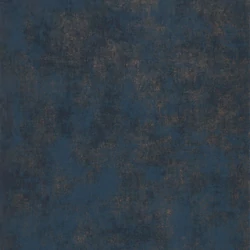Casadeco Elegáns sötétkék vlies tapéta kőhatású mintázattal Prague Stone Uni Bleu Encre 53 cm X 10 m
